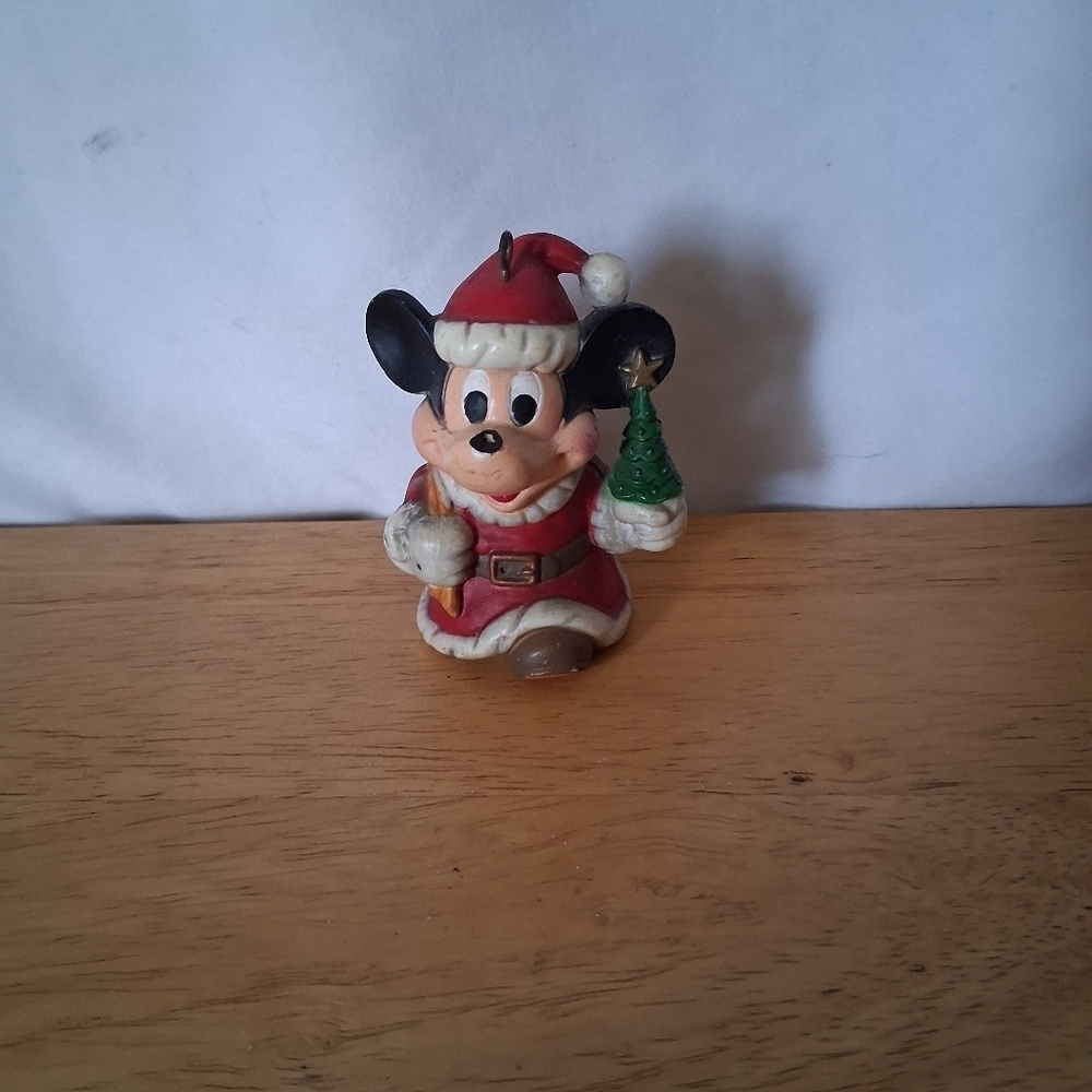 Santa Mickey Mouse Christmas Ornament - Picture 1 of 5
